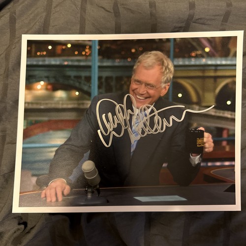 David letterman signed - david, letterman-