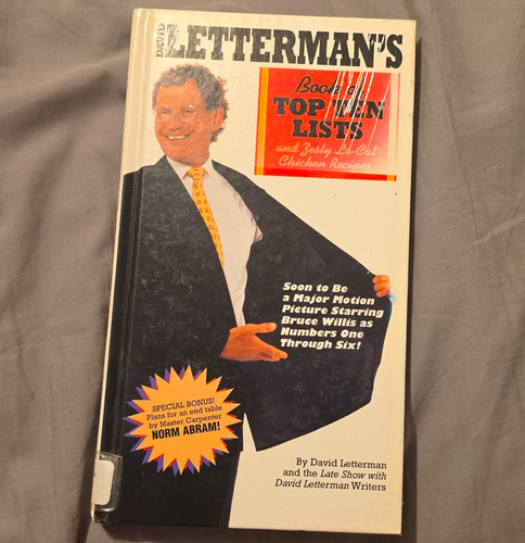 David letterman book top - book,